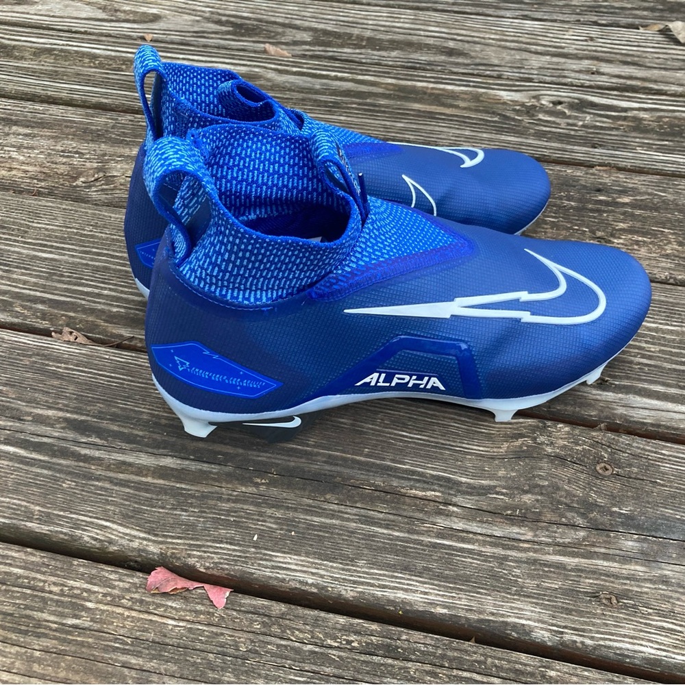 Nike Alpha Menace Elite 3 Game Royal Blue CT6648-414 Men's Size 11 Cleats